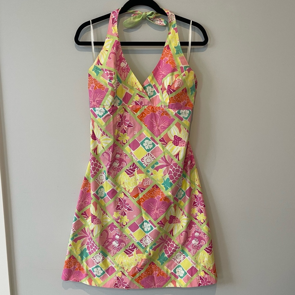 Vintage Lilly Pulitzer Halter Dress